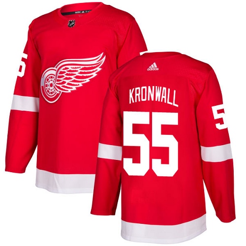 Adidas Men Detroit Red Wings #55 Niklas Kronwall Red Home Authentic Stitched NHL Jersey